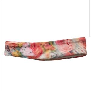 Athleta Vital Headband in Renewed Bloom Spring Pink